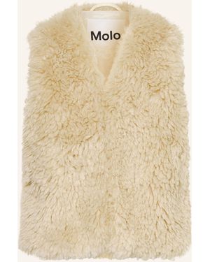 Molo Kunstfell-Weste - Natur