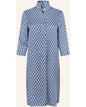 Dea Kudibal Seidenkleid KAMILLESDEA mit 3/4-Arm - Blau