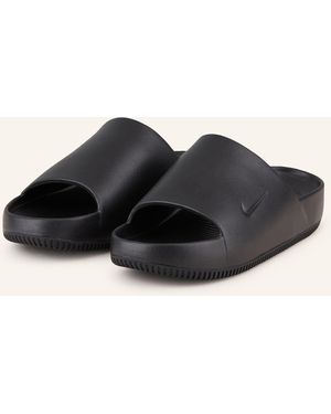 Nike Plateau-Pantoletten CALM SLIDE - Schwarz