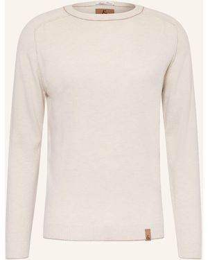 COLOURS & SONS Pullover mit Merinowolle - Natur