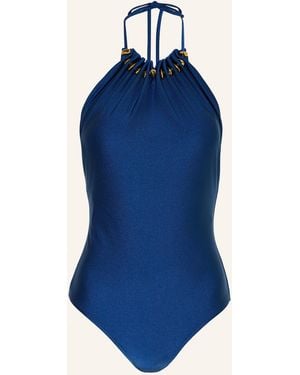 Zimmermann Neckholder-Badeanzug ASTER - Blau