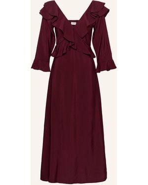 Kaffe Maxikleid mit volants KAELSIE - Lila
