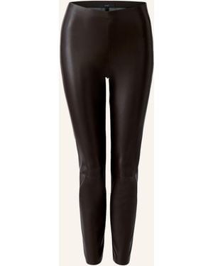Ouí Leggings in Lederoptik - Schwarz