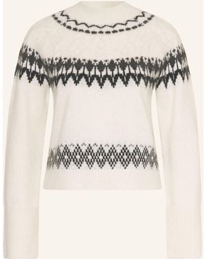Mrs & HUGS Pullover mit Alpaka - Natur
