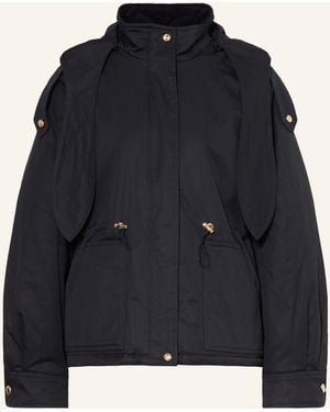 Maje Parka mit abnehmbarer Kapuze - Blau