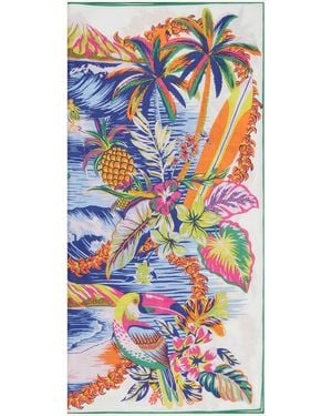 Inoui Edition Tuch HAWAI mit Seide - Blau