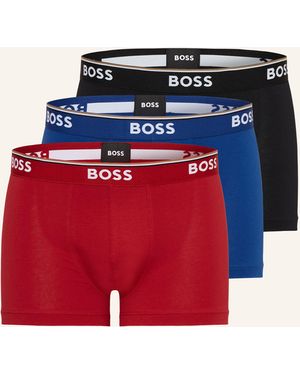 BOSS 3er-Pack Boxershorts POWER - Rot