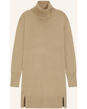 BOSS Gestricktes Kleid C_FERINGATESSA Relaxed Fit - Natur