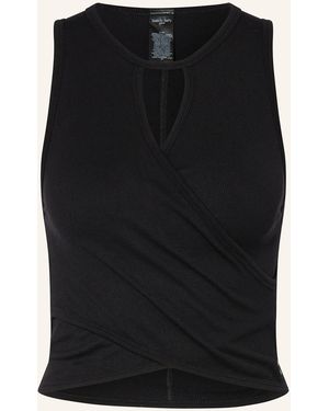 Sweaty Betty Cropped-Top MINDFUL FLEX mit Cut-outs - Schwarz