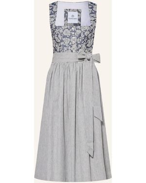 hammerschmid Dirndl KOFLERSEE im Materialmix - Weiß