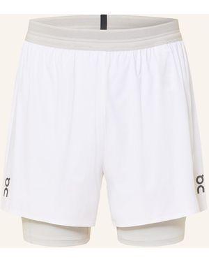 On Shoes 2-in-1-Laufshorts PERFORMANCE - Natur