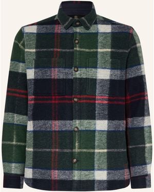 Barbour Flanell-Overshirt WOODLANE - Grün