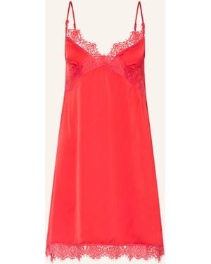 Simone Perele Negligé SATIN SECRETS aus Satin - Rot