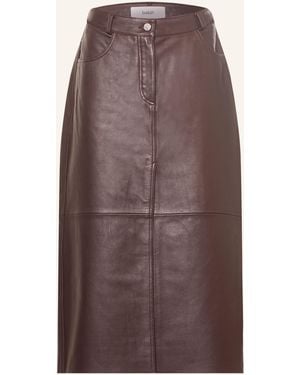 Ba&sh Lederrock SOLENE - Braun