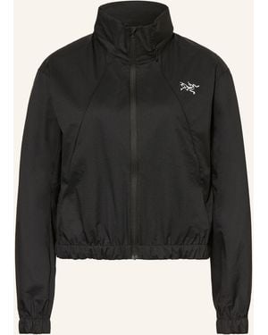 Arc'teryx ARC'TERYX Funktionsjacke NAYA CROPPED STOWHOOD - Schwarz