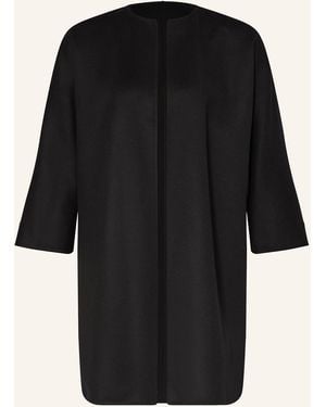 Manzoni 24 Wollmantel mit 3/4-Arm - Schwarz