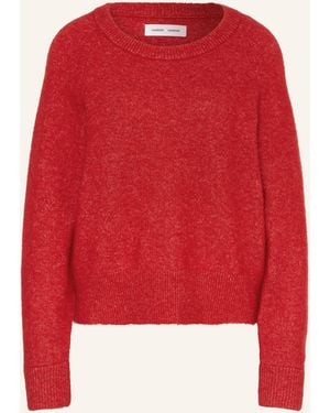 Samsøe & Samsøe Pullover NOR mit Alpaka - Rot