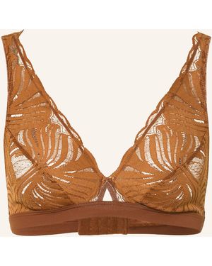 FALKE Triangel-BH DELICATE TOUCH - Braun