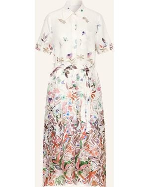 Robert Friedman Hemdblusenkleid aus Leinen - Natur