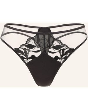 Calvin Klein String CK BLACK FLORAL LACE - Natur