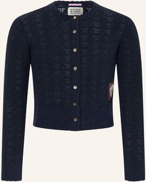 Scotch & Soda Strickjacke - Blau