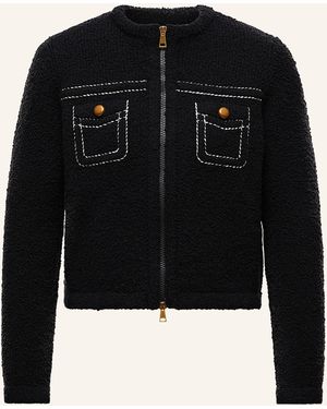 Moncler Daunenjacke im Materialmix - Schwarz