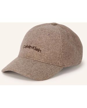 Calvin Klein Flanell-Cap - Natur