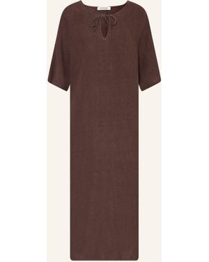 SOSUE Leinenkleid - Braun