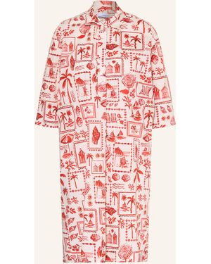Rossana Diva Hemdblusenkleid mit 3/4-Arm - Pink