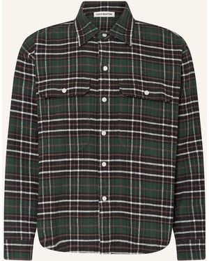 Cole Buxton Overshirt aus Flanell - Schwarz
