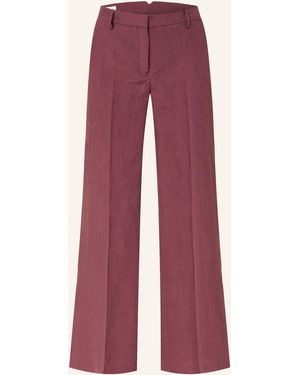 Grasegger Marlenehose GERTRUDE aus Leinen - Lila