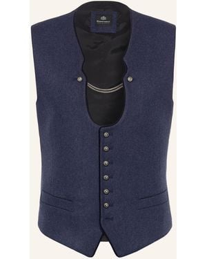 hammerschmid Trachtenweste VIZENZ Slim Fit - Blau