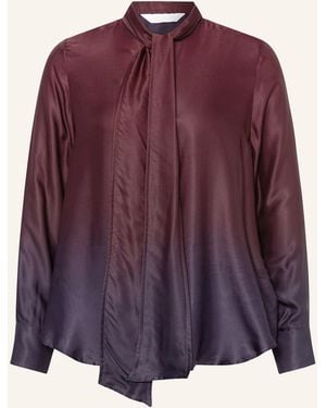 Robert Friedman Schluppenbluse MIYA aus Satin - Lila