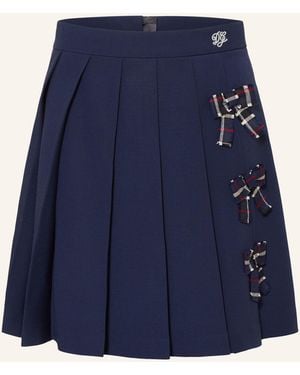 Dolce & Gabbana Faltenrock - Blau