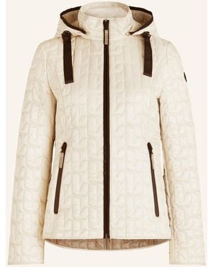 GIL BRET Steppjacke mit abnehmbarer Kapuze - Natur