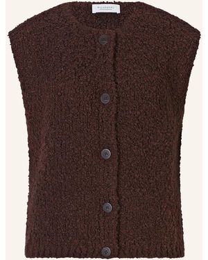 Rich & Royal Strickweste - Braun
