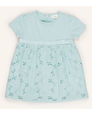 s.Oliver RED Jerseykleid mit Lochspitze - Blau