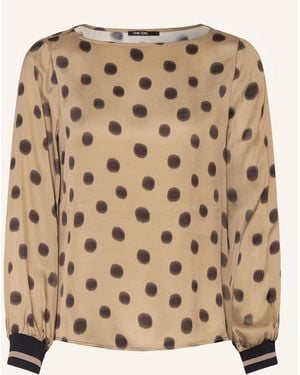 MARC AUREL Blusenshirt aus Satin - Natur