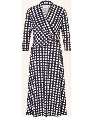 Joseph Ribkoff Jerseykleid in Wickeloptik mit 3/4-Arm - Weiß