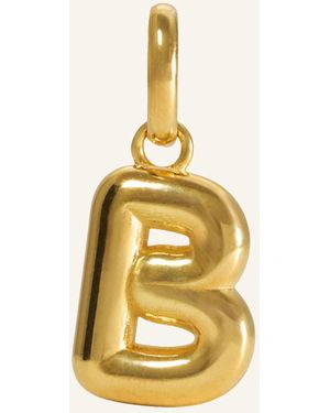Pompidou Anhänger PUFFY LETTER B by GLAMBOU - Mettallic