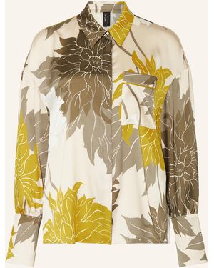 Marc Cain Hemdbluse aus Seide - Mettallic