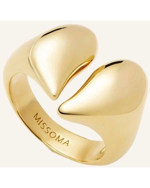 Missoma Ringe MOLTEN HEARTBREAKER RING by GLAMBOU - Mettallic