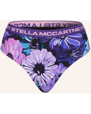 Stella McCartney High-Waist-Bikini-Hose - Lila