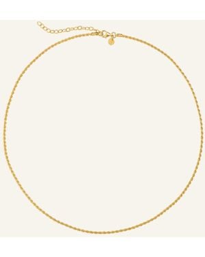 Pompidou Halskette MINI RUBY BOLD ROPE CHAIN by GLAMBOU - Natur