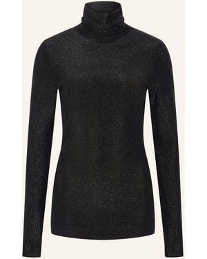 Sly010 Rollkragenpullover ISRA mit Glitzergarn - Schwarz