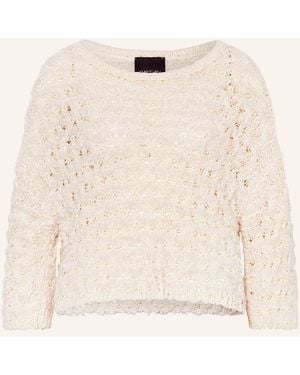 Marc Cain Pullover mit Glitzergarn - Natur