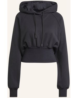 adidas By Stella McCartney CROPPED HOODIE - Blau