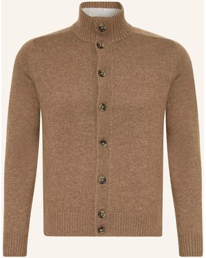 STROKESMAN'S Strickjacke aus Cashmere - Braun