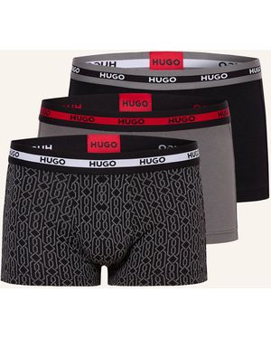 HUGO 3er-Pack Boxershorts - Mehrfarbig