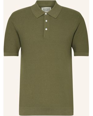 Scotch & Soda Strick-Poloshirt - Grün